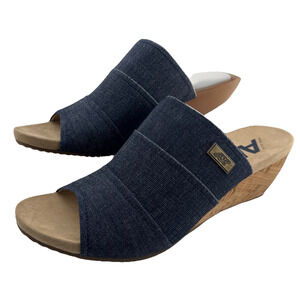 Anne Klein Sport Women’s Chanay Wedge Sandals Size 9.5‎ NWOB